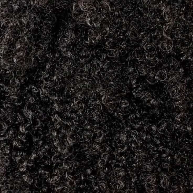 Close-up van kroes haar